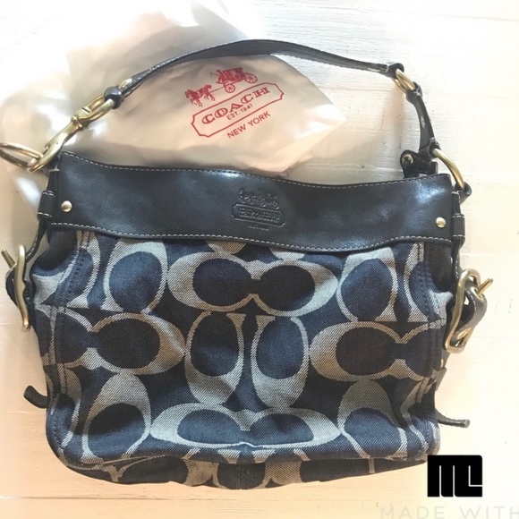 Y2K Authentic Coach Zoe Denim Bag❤️ - Picture 2 of 7